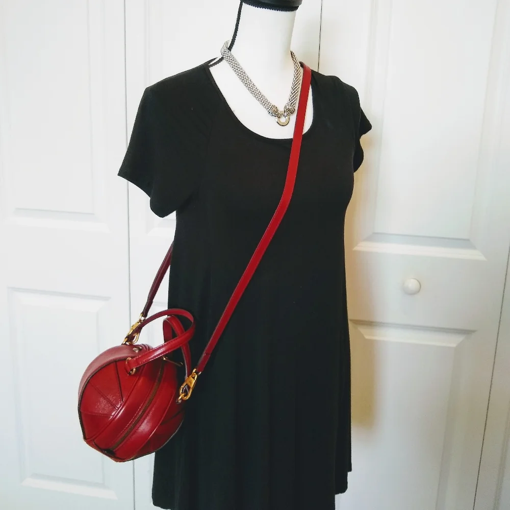 GUCCI Red Mini Tifosa Ball Bag - Authentic NWT - Picture 3 of 16